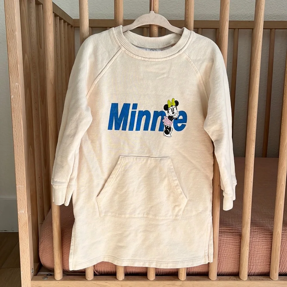 Zara (VGUC) | 2-3 Disney Minnie Mouse Sweater Dress Tunic